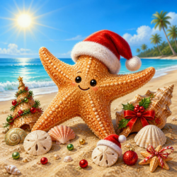 CHRISTMAS AT THE BEACH