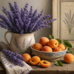 LAVENDER &amp; APRICOTS