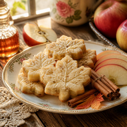 MAPLE APPLE SHORTBREAD COOKIES